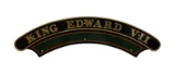 Nameplate KING EDWARD VII 4-6-0 GWR King Class