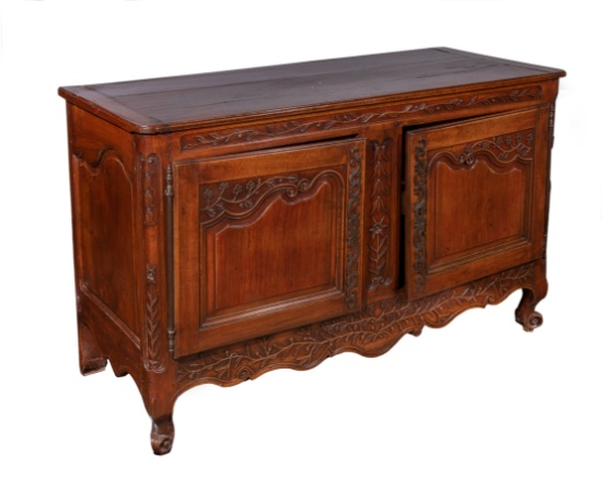 French Fruitwood Sideboard Cabinet