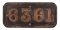 GWR Cast Iron Cabside Numberplate 6361 ex 4300 Class 2-6-0