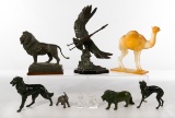 Jay Strongwater, Daum, Lalique Figurines and Statue Assortment