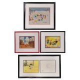 Peanuts Animation Cel and Drawing Assortment