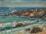 Alois Lecoque (Czech, 1891-1981) 'Capri' Oil on Board