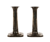 Nathaniel Smith & Co. Sheffield Sterling Silver Candlesticks