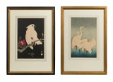 Ohara Shoson (Japanese, 1877-1945) Woodblock Prints