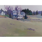 Jon Carsman (American, 1944-1987) 'Huntsville Bend' Oil on Canvas