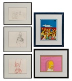 The Simpsons Animation Art Assortment