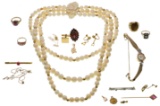 14k and 10k Yellow Gold Jewelry Assortment