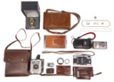 Gold, Sterling Silver and Costume Jewelry and Camera Assortment