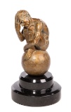 James LaCasse (American, 20th Century) 'Contemplation' Bronze Sculpture