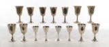 Wallace Sterling Silver Stemware Assortment