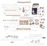 Sterling Silver, 830 and 800 Silver Jewelry Assortment