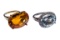 14K Gold and Gemstone Rings