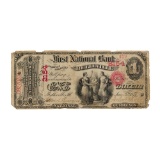 First National $1 Currency, Bank of Belleville, Illinois (Charter #2154)