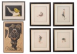 Asian Woodblock Print and Engraving Assortment