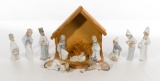 Lladro Nativity Porcelain Figurine Group