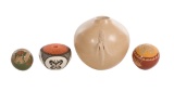 Iris Youvella Nampeyo (American / Hopi-Tewa, 1944-2108) Ceramic Seed Pot