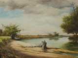 Emmitt Thames (American, b.1953) Watercolor
