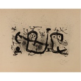 Joan Miro (Spanish, 1893-1983) 'Ma de Proverbis' Lithograph