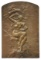 Jules Desbois (French, 1851-1935) 'Eve and the Snake' Bronze Relief Plaque