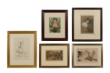 French Etching and Lithograph Assortment