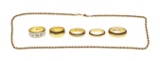 14k Gold Ring and Necklace Assortment