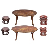 Style of Louis Majorelle Table Set
