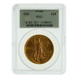 1926 $20 Gold MS-63 PCGS