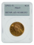 1901-S $10 Gold MS-63 PCGS