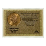 1897 $20 Gold Unc.