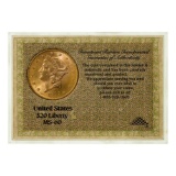 1899 $20 Gold Unc.