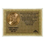 1899-S $20 Gold Unc.
