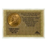 1897-S $20 Gold Unc.