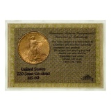 1925 $20 Gold Unc.