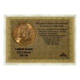 1906-S $20 Gold Unc.