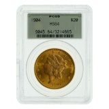 1904 $20 Gold MS-64 PCGS