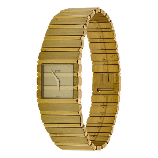 Piaget 18k Yellow Gold Bracelet Wristwatch