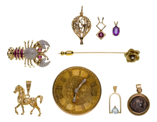 14k Yellow Gold Jewelry Assortment