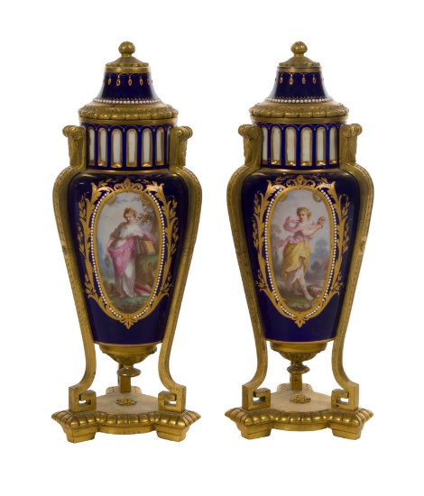 Sevres Style Garnitures