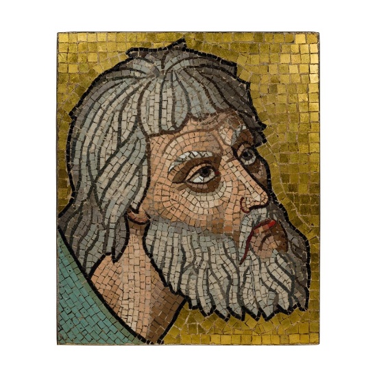 Byzantine Style Mosaic Portrait
