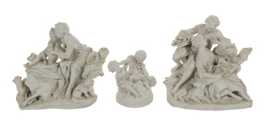 Sevres Porcelain Bisque Figurine Assortment