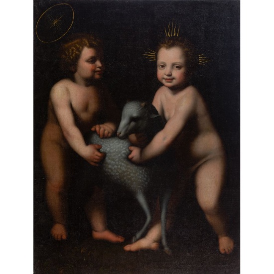 After Bernardino Luini (Italian, 1482-1532) Oil on Canvas