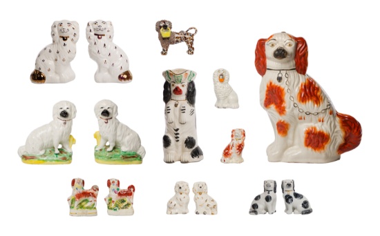 Staffordshire Dog Figurine Assortment
