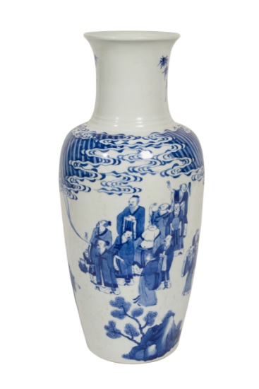 Chinese Blue and White Porcelain Vase
