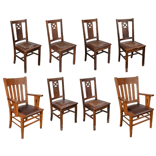 Mission Style Oak Chair Assortment