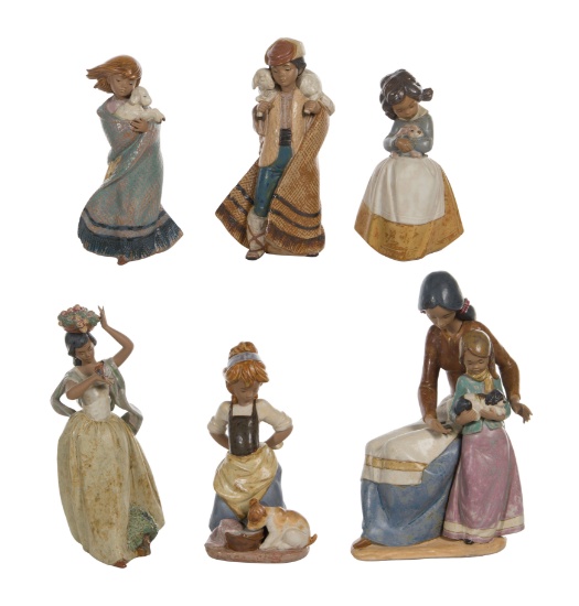 Lladro Gres Figurine Assortment