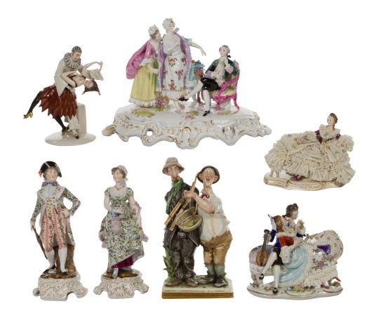 Porcelain Figurine Assortment