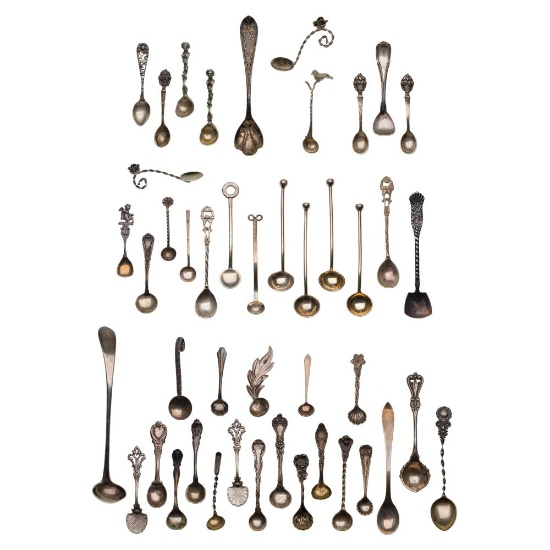 Silver Salt Spoon Assortment