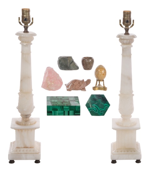 Stone Decorative Object Assortment