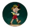 Elisabete Gomes and Frank Thomas 'Pinocchio' Ceramic Charger