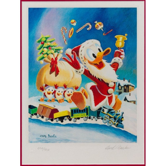 Carl Barks (American, 1901-2000) 'Christmas in Shacktown' Miniature Lithograph